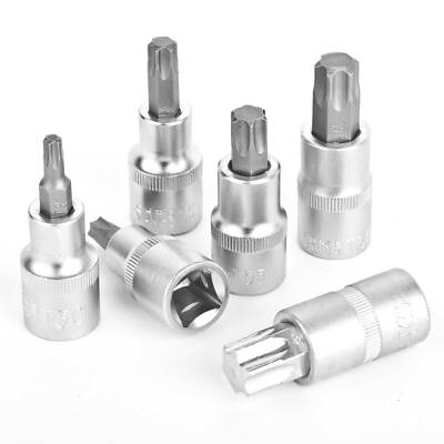 T30 T40 T45 T50 T50 T55 T60 T70 Torx Steckschlüssel Stecknuss Aufnahme 1/2
