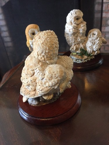 3 Border Fine Arts Chiltern Owl Figures/groups. Russell Willis - Picture 8 of 12
