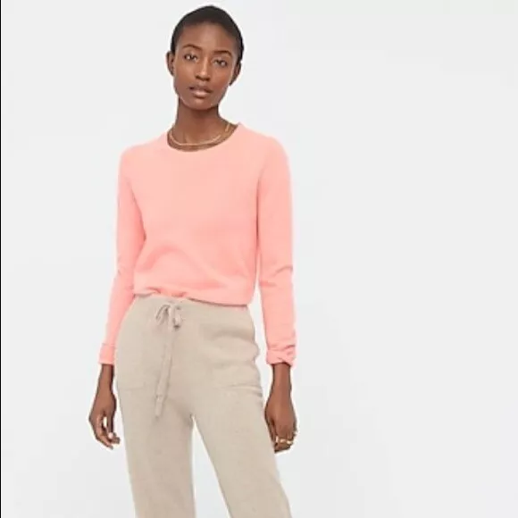 J.Crew Women's Cashmere Classic-Fit Crewneck Sweater (Size Medium)