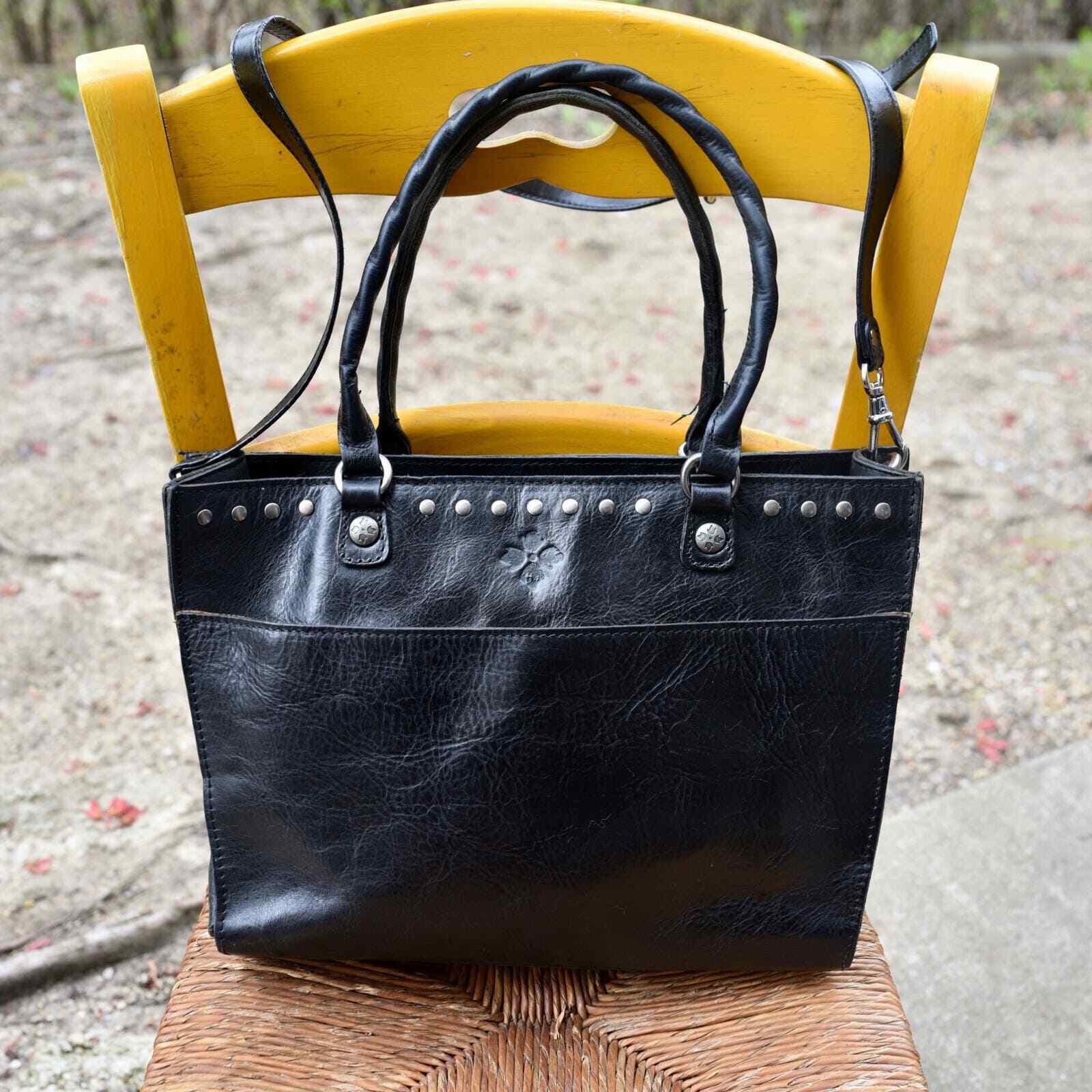 PATRICIA NASH ZANCONA TOTE Full GrainLeather Handbag Black eBay