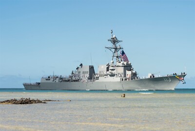 USS JOHN FINN DESTORYER NAVY SHIP GLOSSY POSTER PICTURE PHOTO PRINT BANNER 10496