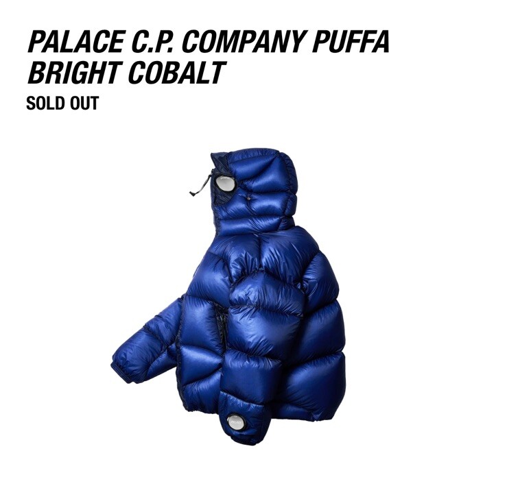 ジャケット・アウター PALACE C.P. COMPANY PUFFA BRIGHT COBALT PALACE Palace x C.P. Company Puffa 'Bright Cobalt' | REVERSIBLE