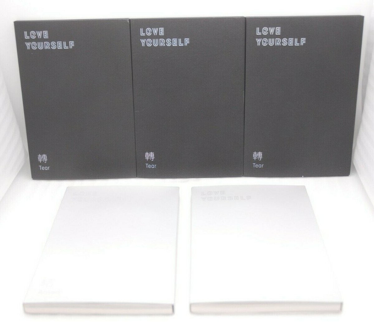 BTS CD LOVE YOURSELF 結 Answer 2types(E,S) & 轉 Tear 3types (O,R,Y
