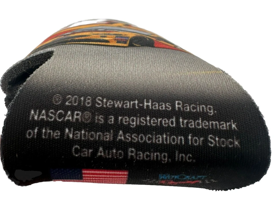Can Cooler 2018 Clint Bowyer #14 Stewart Haas Racing NWT Yellow Black NASCAR - Image 3 of 3