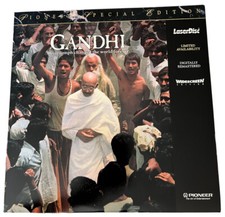 Gandhi 1982 12  Laserdisc LD Ben Kingsley David Attenborough Widescreen
