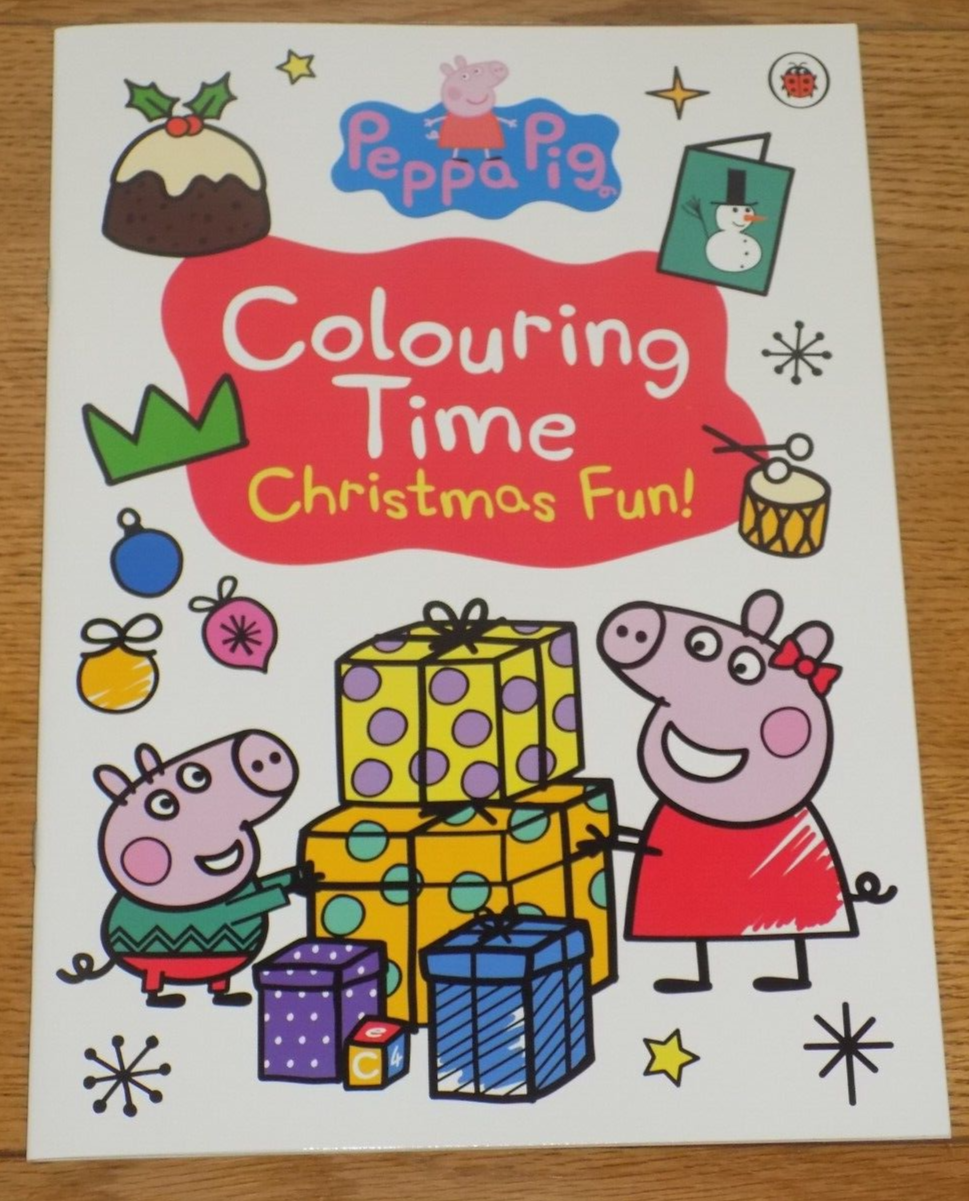 Ladybird - Peppa Pig Colouring Book - Colouring Time Christmas Fun - BRAND NEW