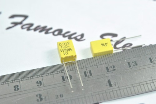 10pcs WIMA FKC2 0.012uF (0,012µF 12nF) 100V 5% pitch:5mm polycarbonate Capacitor - 第 2/3 張圖片
