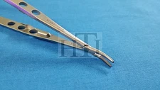 T/C Professional Grade Surgical CASTROVIEJO NEEDLE HOLDER Driver 5.5" CURVED TIP