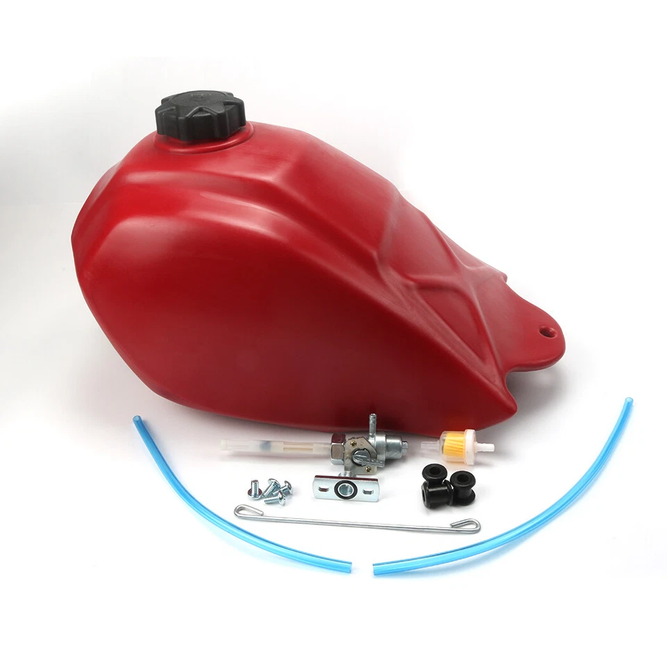Пластиковый топливный бак и крышка бензобака для Honda ATC250SX ATC 250SX 1985-1987 | красные - Изображение 3 из 4