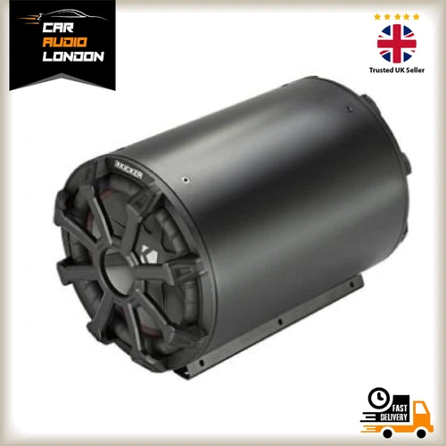 KICKER KA46CWTB84 TB 8" LOADED WEATHERPROOF TUBE ENCLOSURE SUB - 4 OHM, 300W RMS