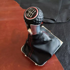 6 Speed Gear Shift Knob Gaiter Boot For VW Golf 7 MK7 VII GTI GTD 2013 - 2018