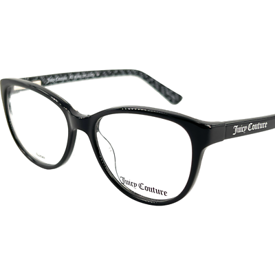 Juicy Couture JU300 Womens Girls Eyeglass Frame 0807 Black Juicy Couture Black Metal Eyeglass Frames for sale | eBay main image 3