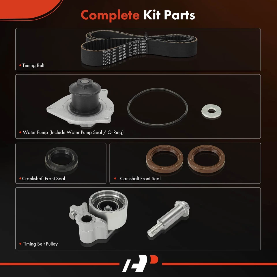 Kit de correa de distribución A-Premium de 6 piezas con bomba de agua para Chrysler Intrepid Dodge Eagle Foto 2 de 4