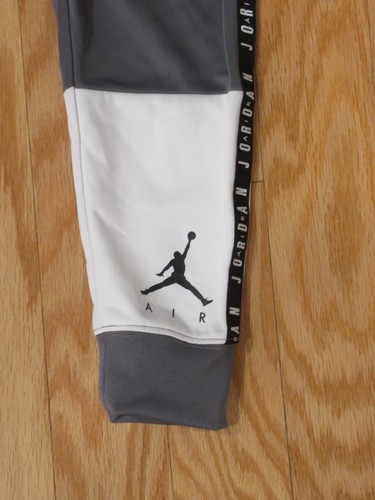Nike Air Jordan Boys Athletic Track Pants Gray 5 - Picture 2 of 4