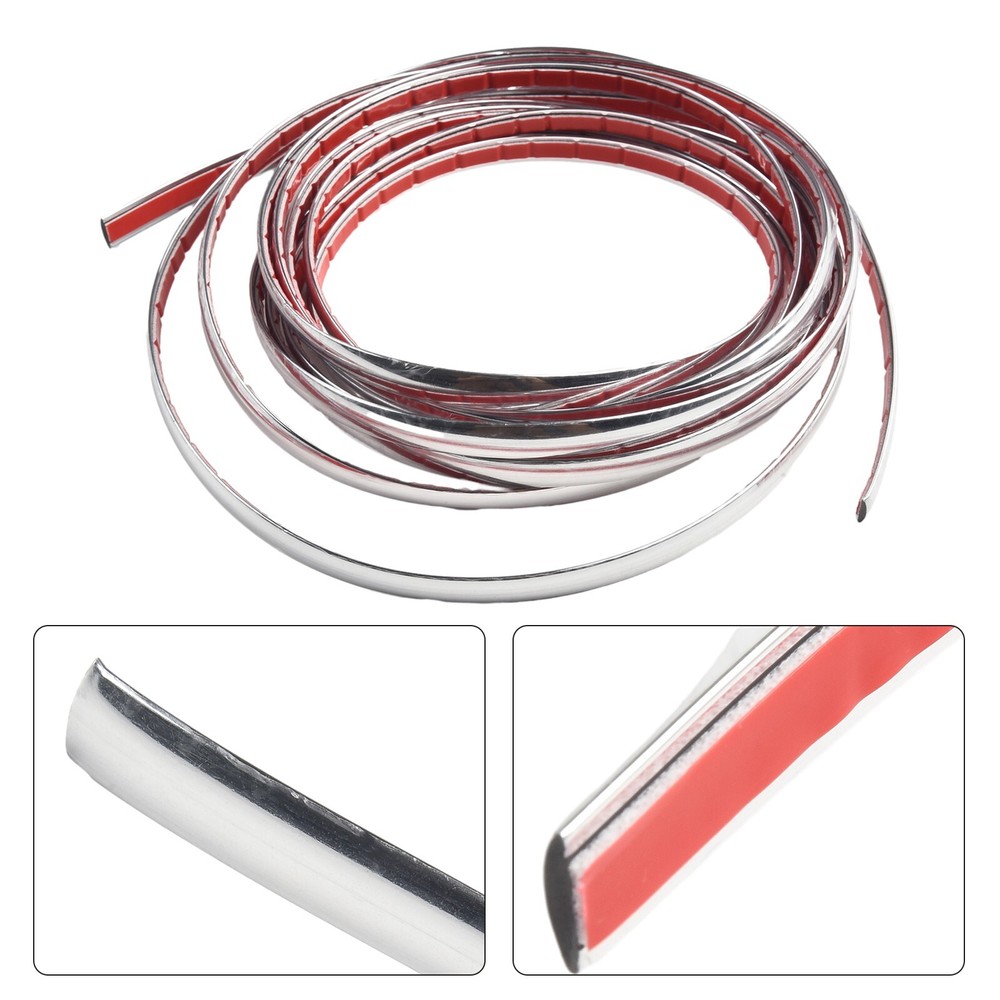 Molding Strip Chrome Trim Protector Accessories For Most Cars Trucks Vans