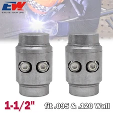 2Pcs 1-1/2" Weld In Tube Connectors Adapter Roll Cage Bungs For .095 &.120 Wall