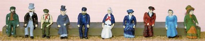 Victorian Edwardian People F10 UNPAINTED OO Scale Langley Models Kit Figures