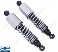 Hinterer StoßDäMpfer Set Chrom FüR Royal Enfield Classic Reborn 350 RAR00108 ECS