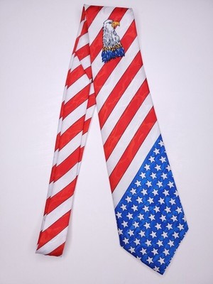 Enigma Mens Formal Necktie 58''Lx3.75''W Red/White Neck Tie