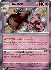 TINKATON PALDEAN FATES POKEMON NM/M 167/091