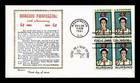 DR JIM STAMPS US COVER NURSING PROFESSION FDC SCOTT 1190 BLOCK OF 4 RAINBOW
