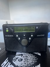 Roberts solarDAB 2 Portable DAB/FM RDS Radio Solar Black USB Headphone Gen2