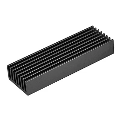 2 Stück Wärmeableitung Kühler Aluminium Kühlkörper 60x20x10mm für CPU Schwarz - Bild 1 von 4