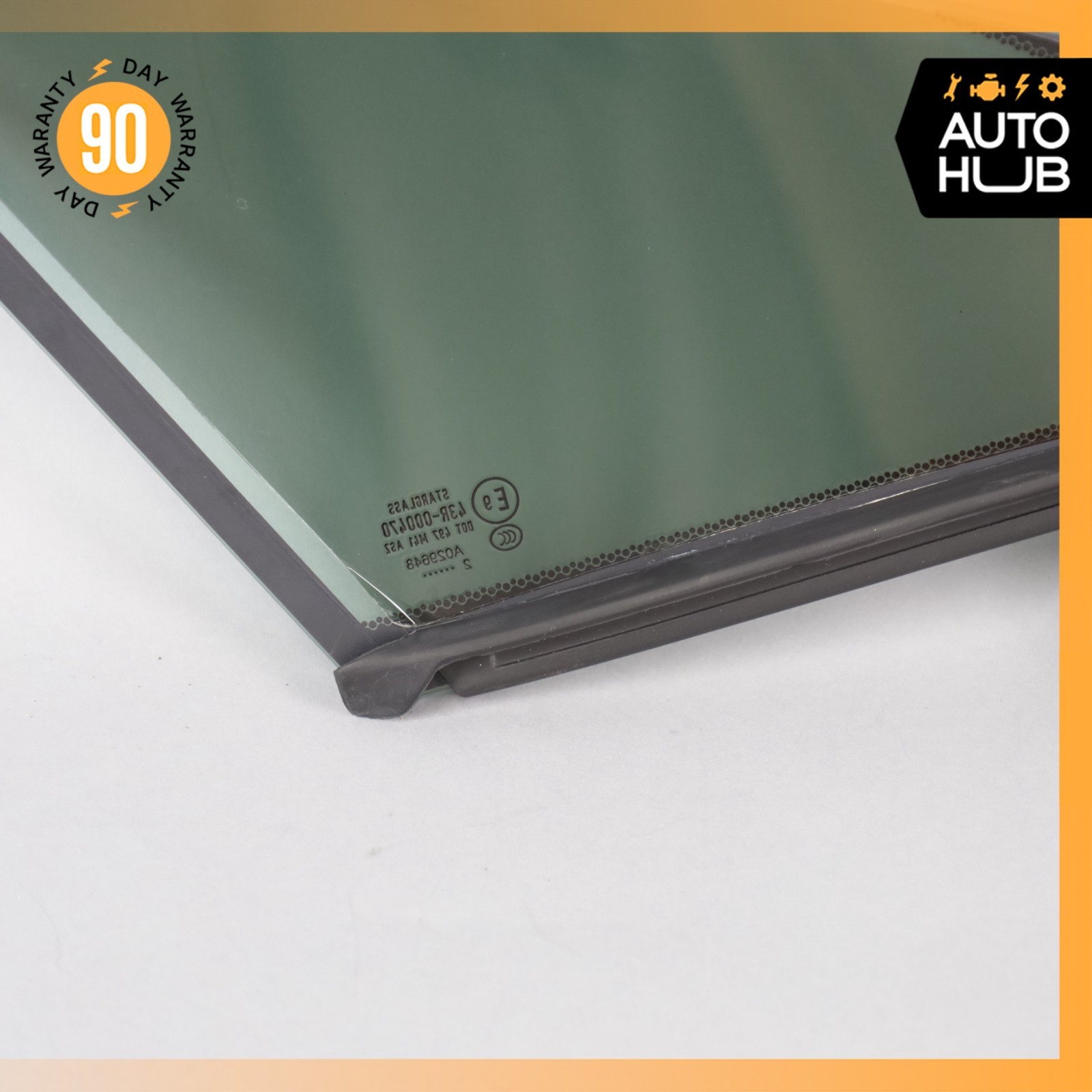 Aston Martin V8 V12 Vantage Front Left Driver Side Door Corner Window Glass OEM