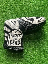 Scotty Cameron 2017 Halloween Knock 'Em Dead Putter Headcover Skull Used