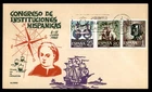 Mayfairstamps Spain FDC 1963 Congress Hispanic Inst Man Compass Ship First Day C