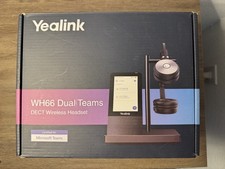 Yealink WH66 Workstation DECT Wireless Headset Teams Edition WH66-DUAL  LCD Touch