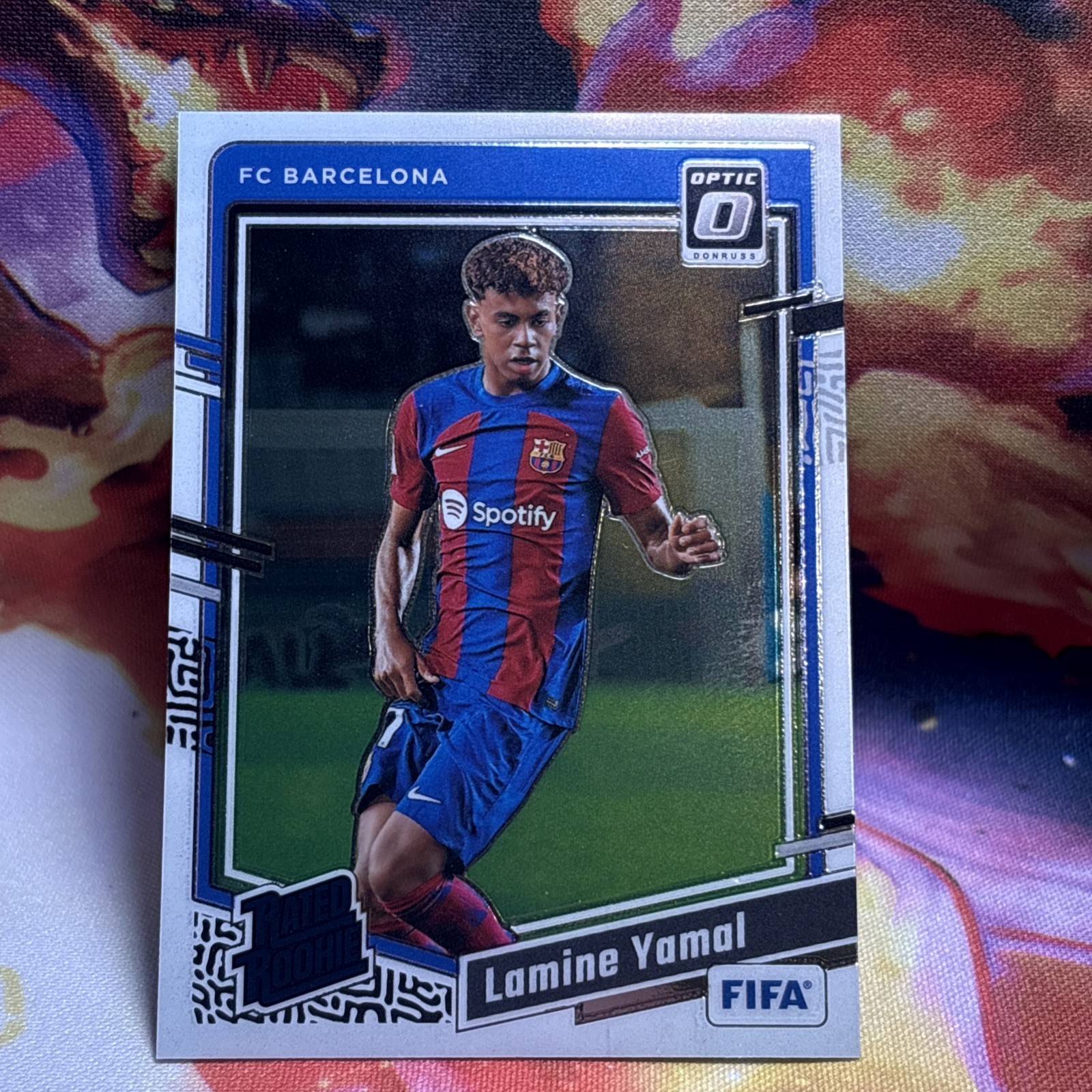 2023-24 Panini Donruss Optic Rated Rookie LAMINE YAMAL #177 RC FC Barcelona FIFA