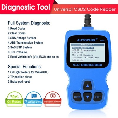 AUTOPHIX V007 Alle System Auto Scanner für VAG VW Audi Profi OBD2 Diagnosegerät