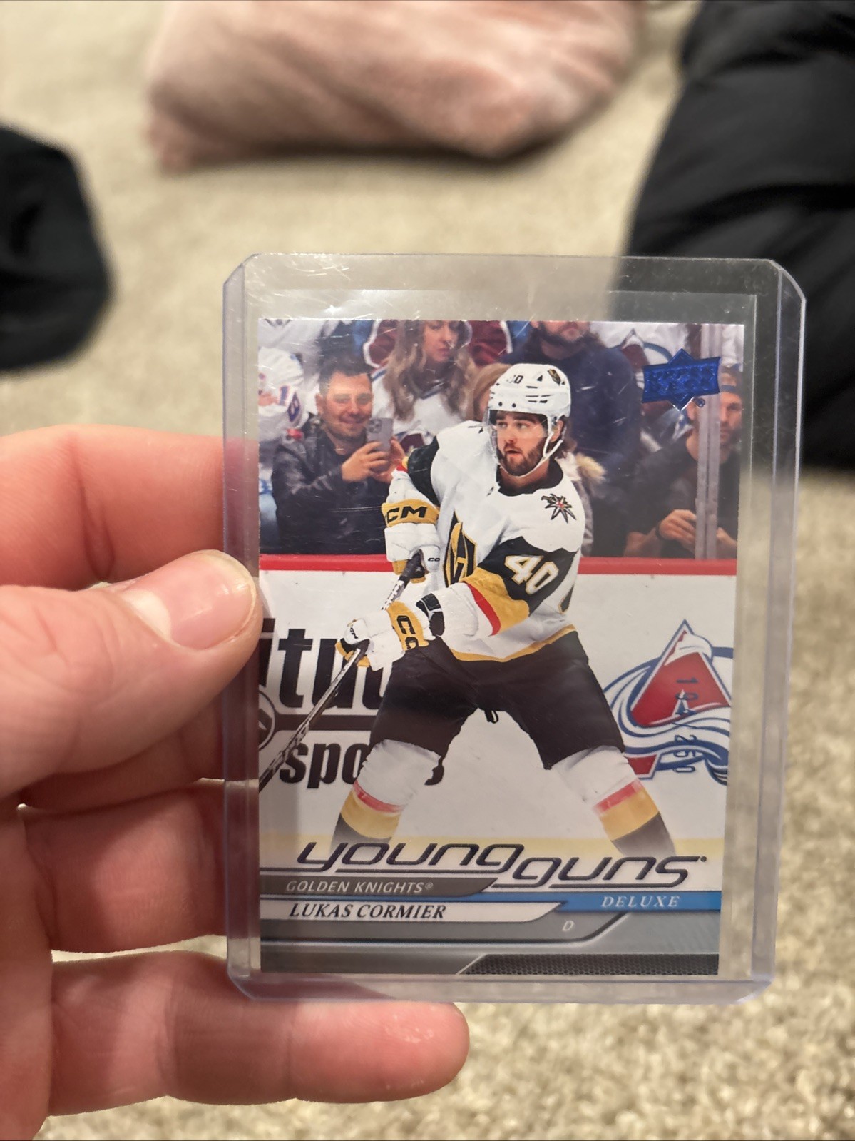 2024-25 Upper Deck Series 1 - Young Guns Lukas Cormier #249 Deluxe /250 (RC)