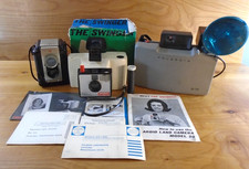 Polaroid: 210  Swinger  Argus Lumar Camera Lot  Parts/Repair/Not Working