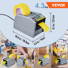 ZCUT-9 Automatic Tape Cutting Machine Paper Slitting Dispenser 6-60Mm Adhesive E