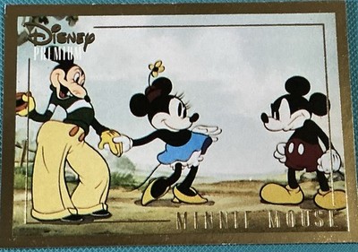 1995 Walt Disney PREMIUM GOLD #11 1936  Minnie Mouse  Mickey s Rival 