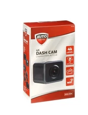 Auto Drive AD-520 4k Dash Cam - Includes Car Charger, Bike Mount, Car Mount