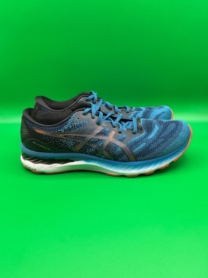 Asics Gel-Nimbus 23 Men’s Shoes Sneaker Blue Orange Athletic Running SZ 