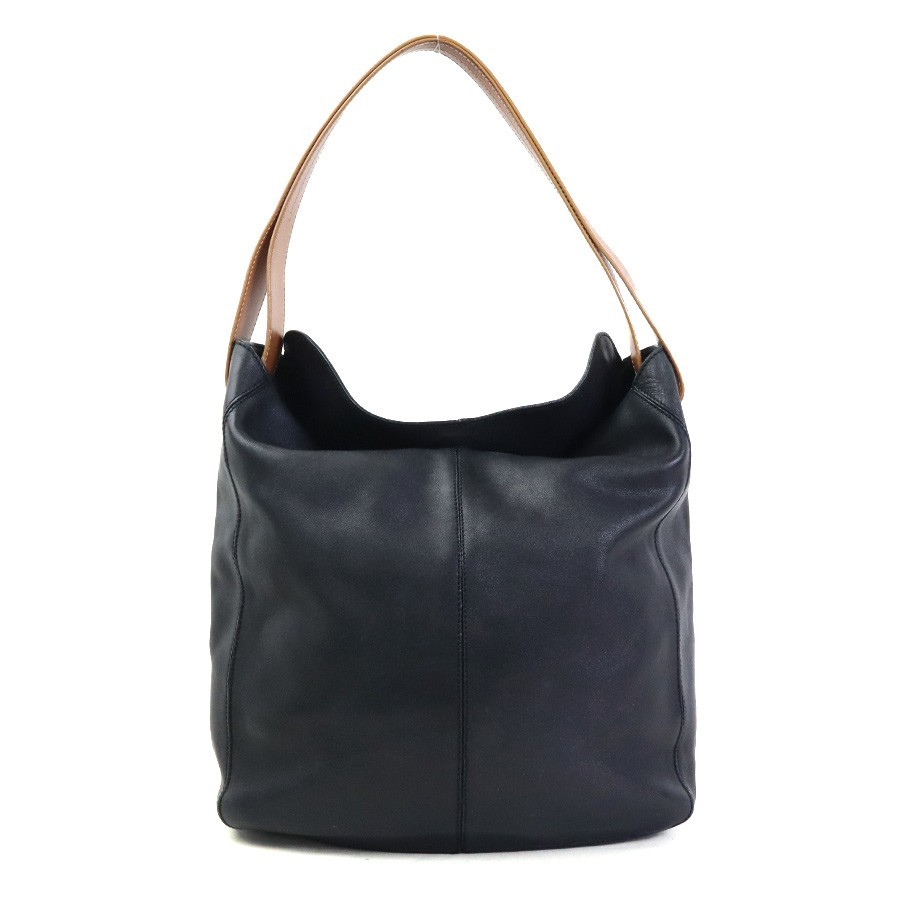 Borsa a tracolla originale TOD’S in pelle nera/marrone - 56674a