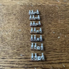 Terminal Strip 4 Lug Miniature One Common Phenolic 7 PCs