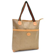 Gucci Old Gucci Tote Bag 002 983 0163 Micro GG GG Supreme PVC GUCCI From Japan