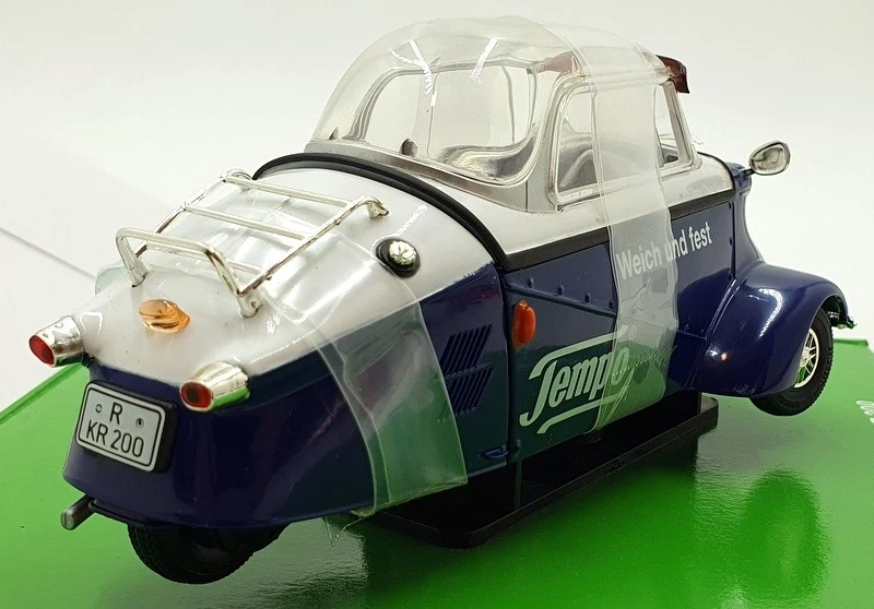 Revell 1/18 Scale Diecast 08967 - Messerschmitt KR 200 - Blue/White - Image 2 of 4