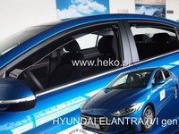 Windabweiser Heko FüR Hyundai Elantra 2016-2020 Stufenheck 4-TüRer 4-Tlg