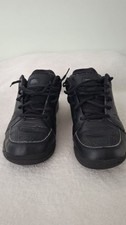 Slazenger Leder Tennisschuhe 00.011 schwarz/schwarz - Größe UK10,5