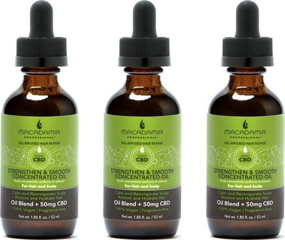 Macadamia Strengthen & Smooth Concentrated Oil 3x53 ml