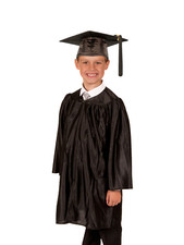 Children's Primary School Graduation Gown and Cap - Shiny