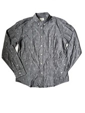 Billy Reid Tuscumbia Shirt Size M Grey/White NWT