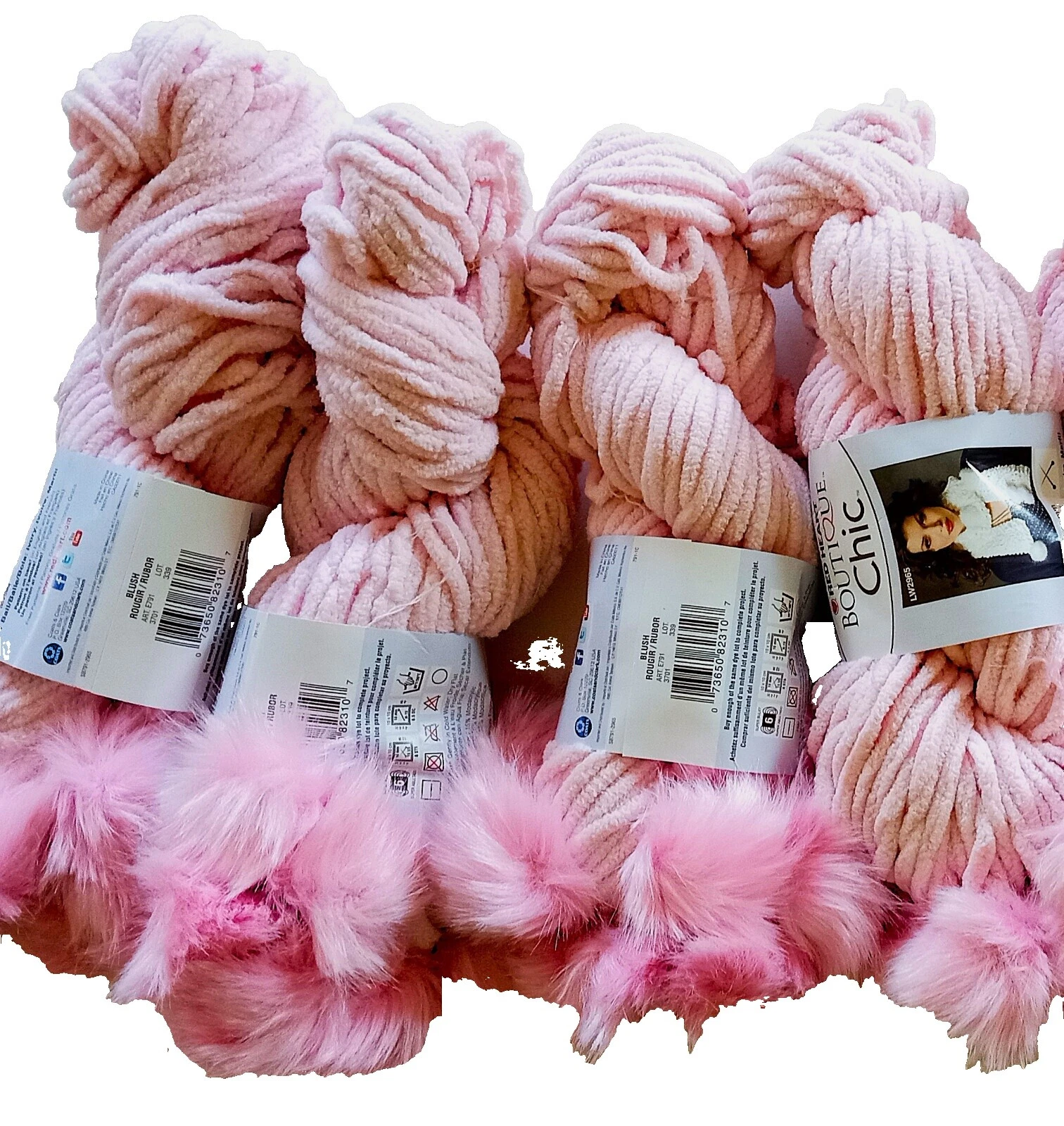 Chenille Craft Fabric Lots Crochet & Knitting Yarns