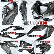 2024-2026 KAWASAKI ZX-6R ZX-636 REAL CARBON FIBER FULL BODY KIT FAIRING 22 PIECE